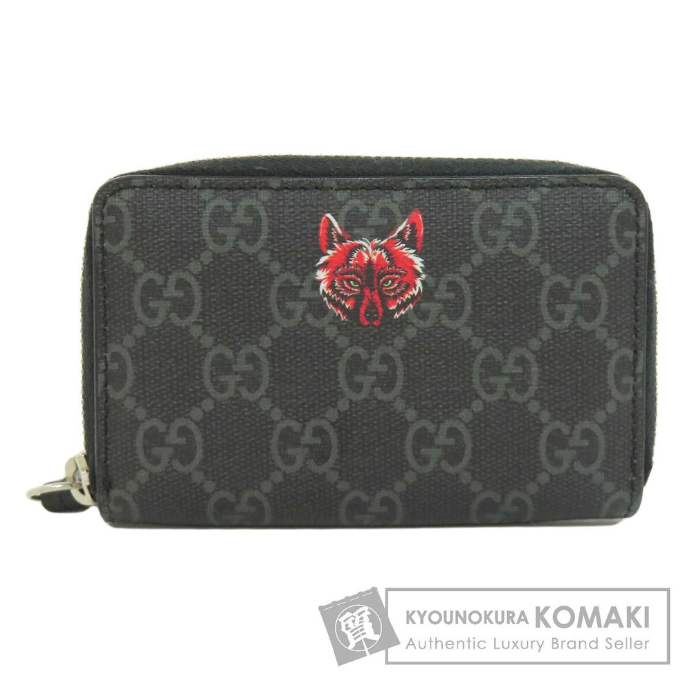 Gucci Wolf GG Supreme Card Case